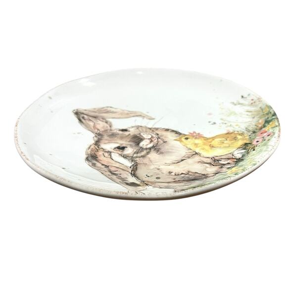 Southern Living Salad Plate Set of 4 Bunny Daisy-Lily-Tucker- 8” Dessert Easter - Picture 9 of 9